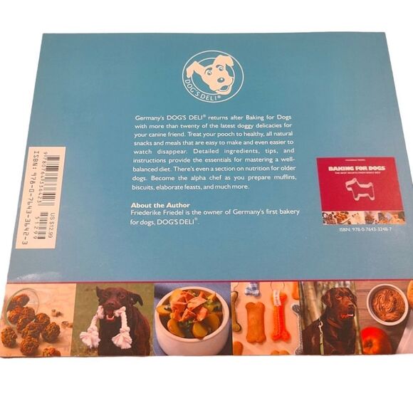 Cooking For Dogs New Recipes From Dog's Deli Softbound NWT - Picture 3 of 12